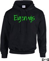 Hoodie | Karakter | Eigenwijs | 02 - L, Fluor green