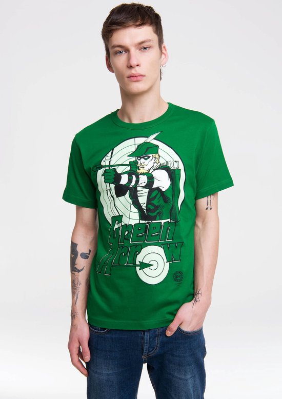 Logoshirt T-Shirt Green Arrow
