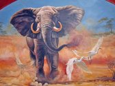 Diamond Painting HAPPY ELEPHANT  40 x 50 cm - MONA LISA