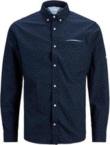 JACK&JONES JJETHOMAS DETAIL SHIRT L/S Heren Overhemd - Maat XL