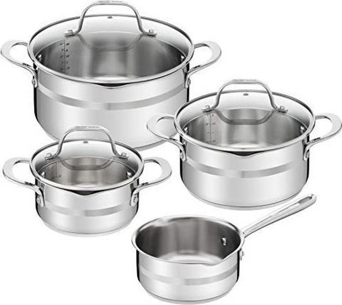 Tefal Jamie Oliver E307S734 Pan Set 4 pc(s) Hardware/Electronic