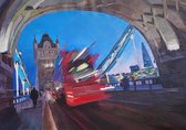Steden Poster - London Skyline Painted 2 - Wandposter 60 x 40 cm
