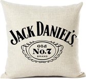 Kussenhoes 'Jack Daniels Whiskey' Wit (92070)