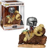 Star Wars  Funko POP The Mandalorian Mando Bantha with Child in Bag