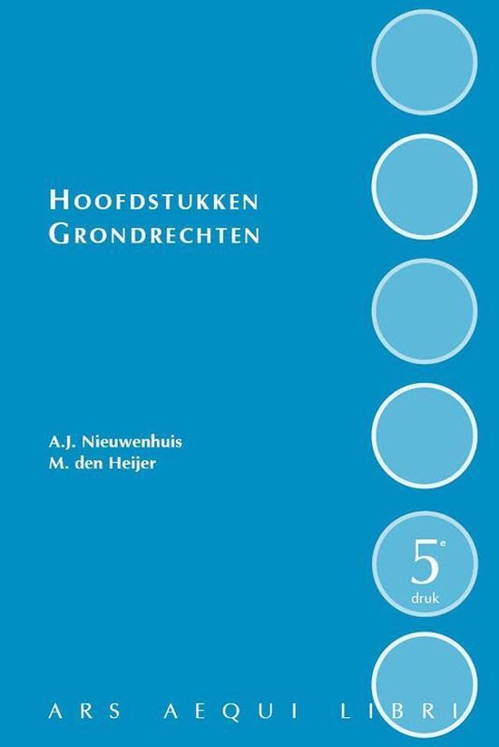 Ars Aequi Handboeken - Hoofdstukken grondrechten