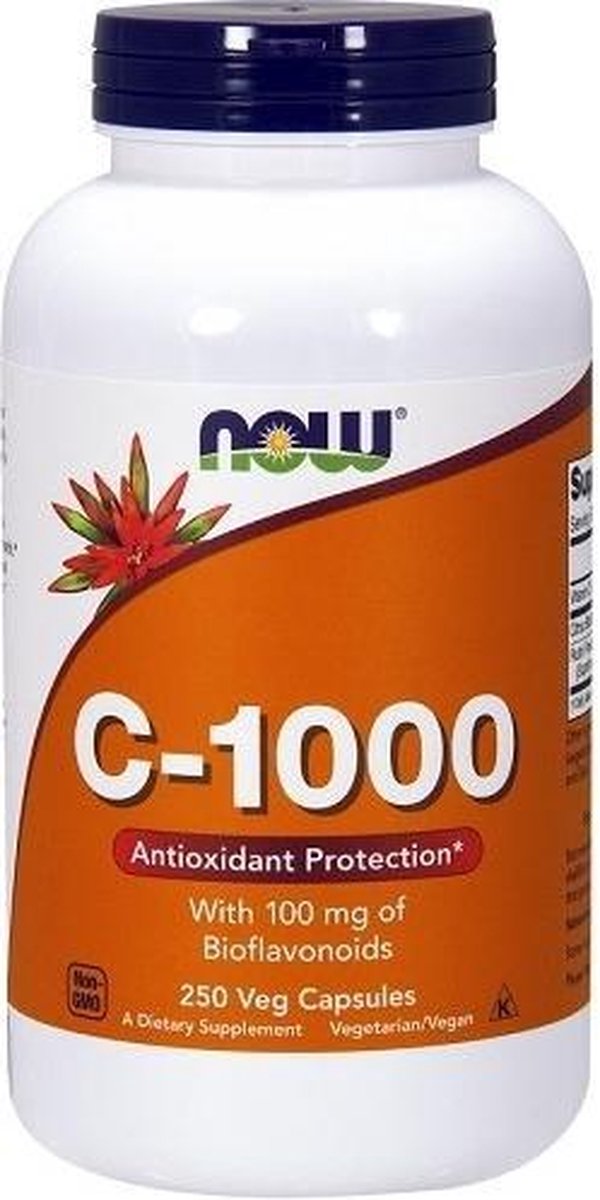 Goedkoopste NOW Foods - Vitamine C-1000 - Met 100 mg Bioflavonoïden - 100 Vegicaps