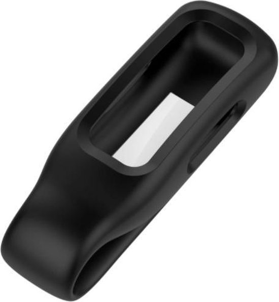 YONO Siliconen Clip geschikt voor Fitbit Inspire 2 / Ace 3 - Zwart - YONO