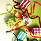 Shadowpainting set - 15 kleine doosjes rood & groen SP0601 303604/0601