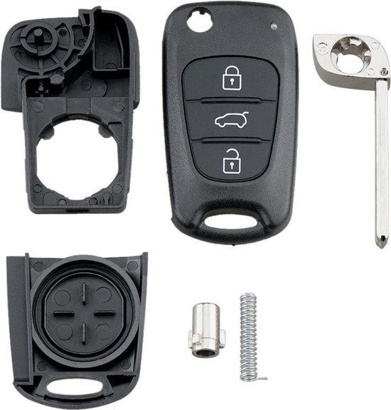 Peave enkel Altijd Hyundai sleutel 3 knoppen klapsleutel voor Hyundai I20 I30 IX35 I35 Accent  Kia... | bol.com