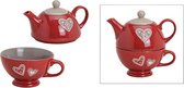 Tea for one set - Theeset - Keramiek 400 ml