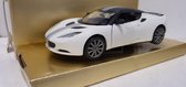 2012 Lotus Evora Satin Series Wit – Motor Max 1:24 - Modelauto - Schaalmodel - Miniatuurauto