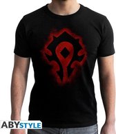 Decoratief Beeld - World Warcraft Horde T-shirt Maat - Kunstleer - Abystyle - Multicolor