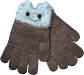 Handschoenen MIGNON voor kids (tot 8-9 j.) van BellaBelga - donkerbruin