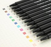 Fineliners 12 stuks - in etui
