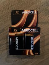 DUO PAK  AEROCELL  9V    6LR61 BY  PROLEDPARTNERS ®