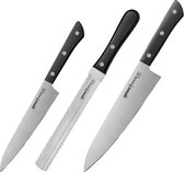 Samura Harakiri set de 3 couteaux - acier inoxydable AUS-8 - ABS