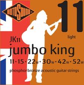 Snarenset akoestische gitaar Rotosound Jumbo King JK11