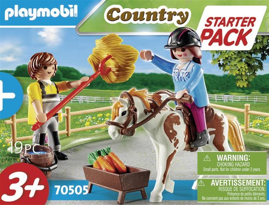 PLAYMOBIL Country Starterpack manege uitbreidingsset - 70505 - PLAYMOBIL