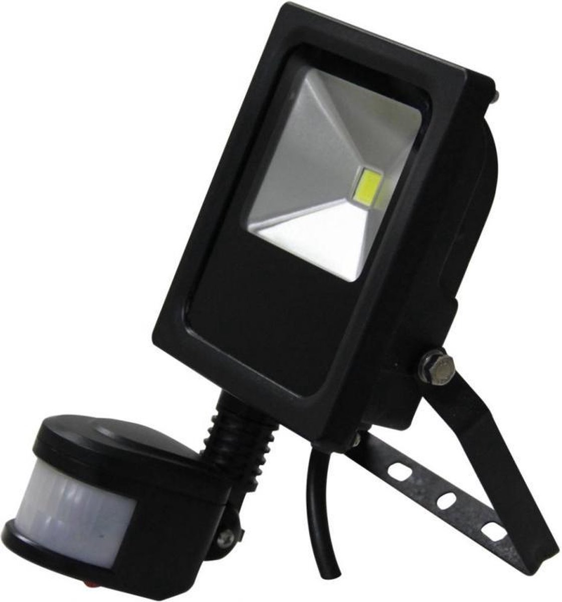 10W PIR LED Schijnwerper warm wit 3000K Slim