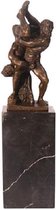 Hercules en Diomedes - Bronzen beeld - Griekse goden - 28 cm hoog