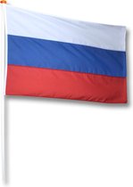 Vlag Rusland Federatie 100x150 cm.