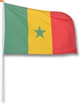 Vlag Senegal 150X225 cm.