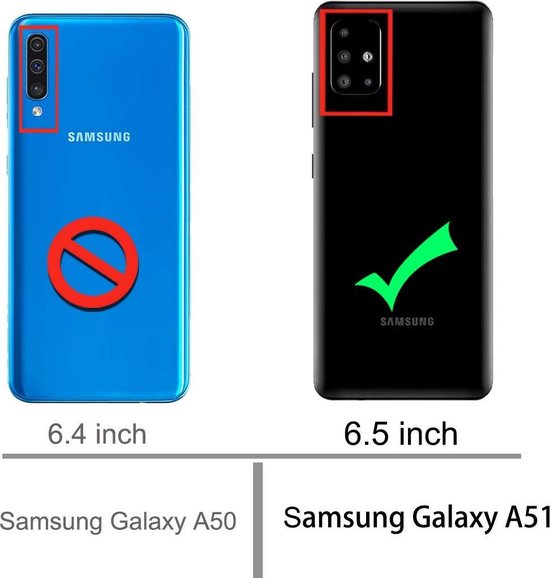 Coque Samsung Galaxy A51 Rouge - Coque Arrière en Siliconen avec Ring Béquille - Compatible avec les Système de fixation pour GPS