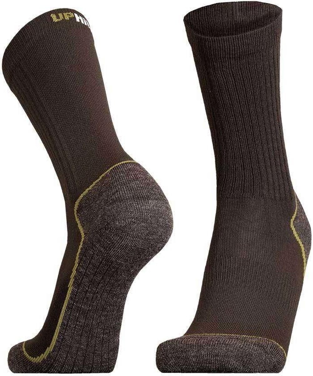 Uphillsport Wandelsokken Ukko Polyester/merinowol Zwart