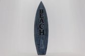 Planche de surf BEACH BLUE 17x80 cm fait main en bois
