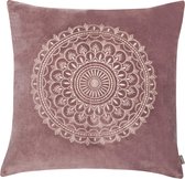 Hoyz | Preston Velvet TwiLicht Mauve Kussen | 60 X 60 | Sierkussen Voor Woonkamer Of Slaapkamer