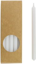 Rustik Lys blanc bougies crayon NARROW Longueur Medium - 20 pièces 1,2 x 17,5 cm (taille de la note)