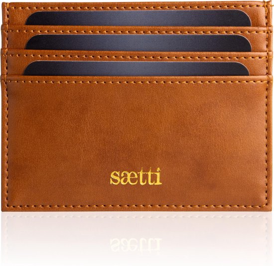 Le'aokuu Heren Echt leer Bifold Snap Lange portemonnee Organizer