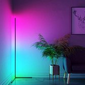 Led Vloerlamp RGB - High-Tech - Modern Sfeerverlichting met Afstandsbediening - Zwart - A+