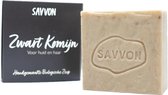 Savvon - Zwarte Komijnzaad - Zeep Haar&Huid - Lichaamsverzorging - Anti-Acne - 100% Biologisch en Plastic vrij