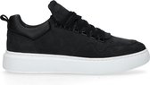 Sacha - Heren - Zwarte sneakers van nubuck - Maat 41