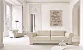 Islamitische Canvas 'Begin met bismillah' - taupe