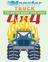 monster truck coloring book for kids