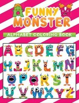 funny monster alphabet coloring book