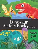 Dinosaur Activity Book for Kids Ages 5-9