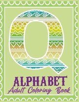 Alphabet Adult Coloring Book