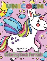 Unicorn Ages 4-8 Coloring Book For Kids