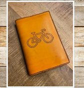 DyLeatherDesign- Zakagenda- Agenda 2022- Fiets- 100% Runderleer- Ambachtelijk- Bruin