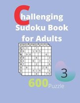 Challenging Sudoku Book for Adults Volume 3