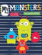 my cute monster coloring book