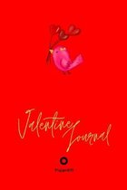 Valentine Journal for girls ages 10+ Girl Diary Journal for teenage girl Dot Grid Journal Red Cover 124 pages 6x9 Inches