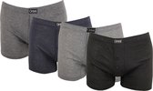 Boxershorts met knopen 4 verschillende effen kleuren - M SIZE