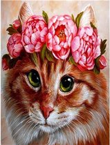 Premium Paintings - Diamond Painting Volwassenen - Diamond Painting Kinderen - Kat - 30x40cm