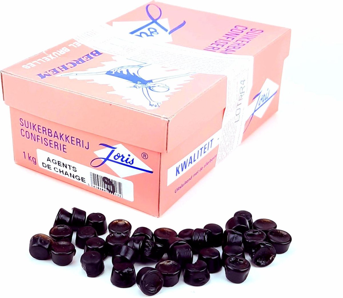 Joris Agents de Change - Snoep - 1kg - Zwart - Drop - Hard