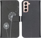 iMoshion Design Softcase Book Case Samsung Galaxy S21 hoesje - Dandelion