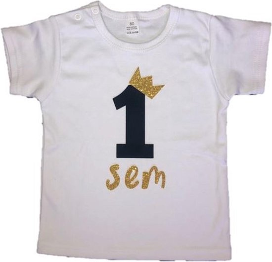 Jongens shirt, verjaardag shirt, kinder t-shirt, verjaardag outfit, , jarig kind, eigen naam, zwart/goud, 1 jaar, verjaardag